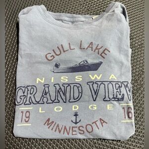 Dusty Blue  Grand View Lodge Shirt